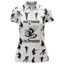 Polo pétanque homme femme manches courtes blanc humour, design bouliste pas le temps pour club