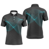 Polo à Séchage Rapide pour Fan de Golf, Golfeur, Golfeuse, Vêtement de Sport Homme Femme, Polo d'Été Couleur Noir - CTS13052208-234