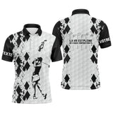 Vêtement de Sport Homme Femme, Cadeau Humour Golfeur, Golfeuse, Polo d'Été à Séchage Rapide, La Vie Est Pleine De Choix Importants - CTS13052214 - Polo Homme Noir