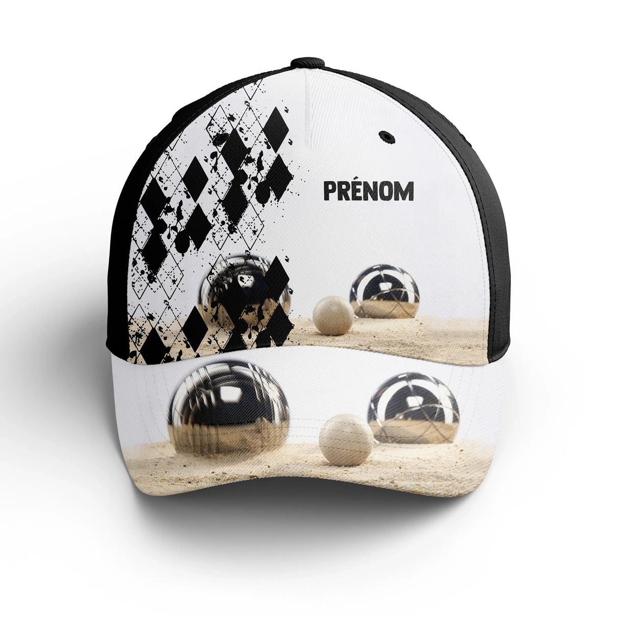 Casquette Performance Personnalisée Pétanque, Cadeau Idéal Bouliste, Motif Boule De Pétanque - CT14122217