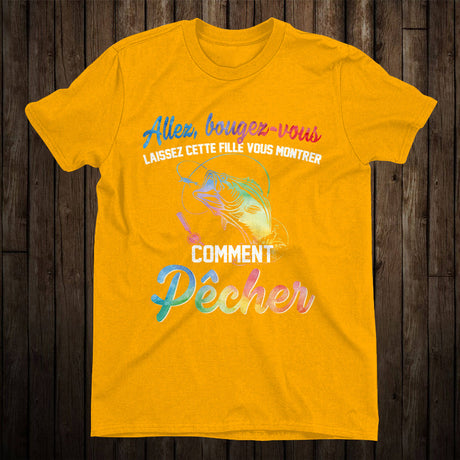 Sweat à capuche femme humour pêche lettrage chrome iridescent expert fille
