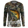 Hoodie pêche carpe all-over camouflage forêt vert brun motif carpe miroir cyprinidé prénom personnalisé