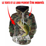 Pêche du Bar, Cadeau Original Pêcheur, Camouflage Pêche, Tee Shirt, Sweat à capuche, Vêtement Anti UV, Cadeau Personnalisé Pour La Pêche - CTS16042215