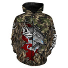 Sweat zippé all-over pêche bar camouflage roseaux drapeau suisse coupe unisexe lac