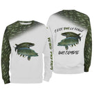 Sweater all-over pêche brochet camo vert manches longues unisexe carnassier eau douce