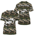 Maillot UV manches longues pêche silure all-over camouflage motif silure humour moustaches prénom personnalisé