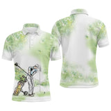 Alpenext - Polo De Golf, Cadeau Original Pour Fans De Golf, Polo de Sport Homme et Femme, Parcours de Golf, Vert Nature - CTS26052230