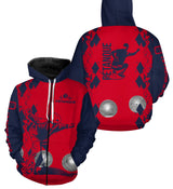 Polo Pétanque rouge et bleu – Polo et Veste personnalisés pour joueurs passionnés - CT28122345KYC