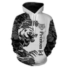 T-shirt anti UV manches longues chasse ours tatouage, design moderne, vêtement halieutique pour battue grand gibier