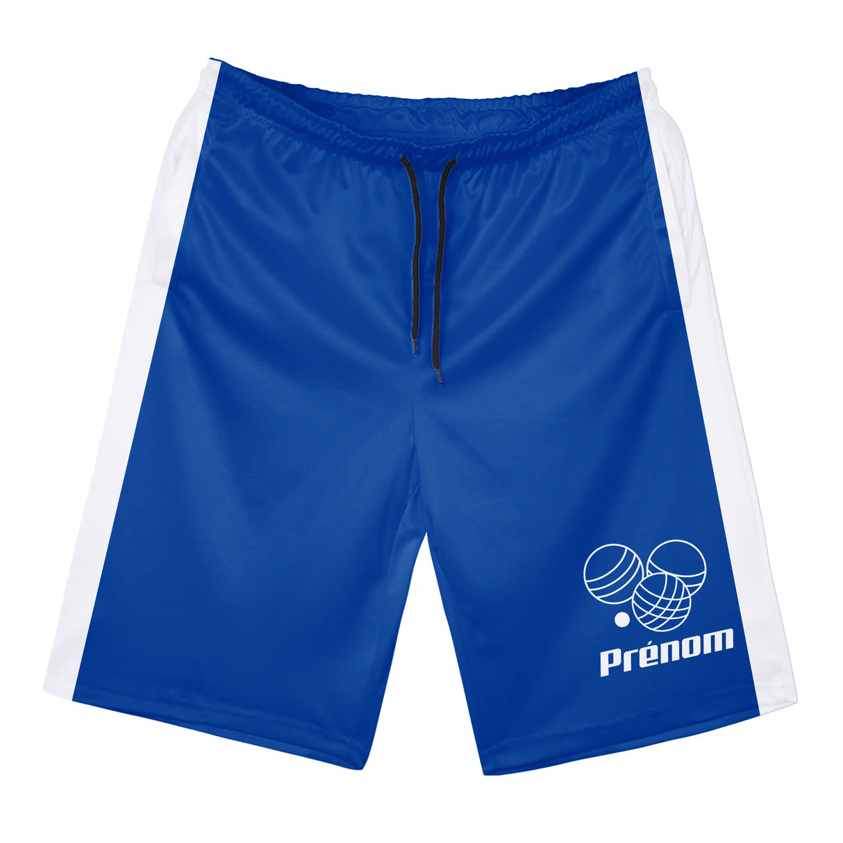 Shorts de Sport Prénom – Confort et Style pour Chaque Match - A010724N36 - Bleu Royal