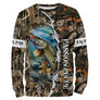 Sweat à capuche pêche brochet camouflage roseau lettrage Passion Pêche carnassier