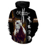 Sweat zippé cheval Paint Horse all-over fond noir motif Paint Horse pinto cavalier prénom personnalisé western