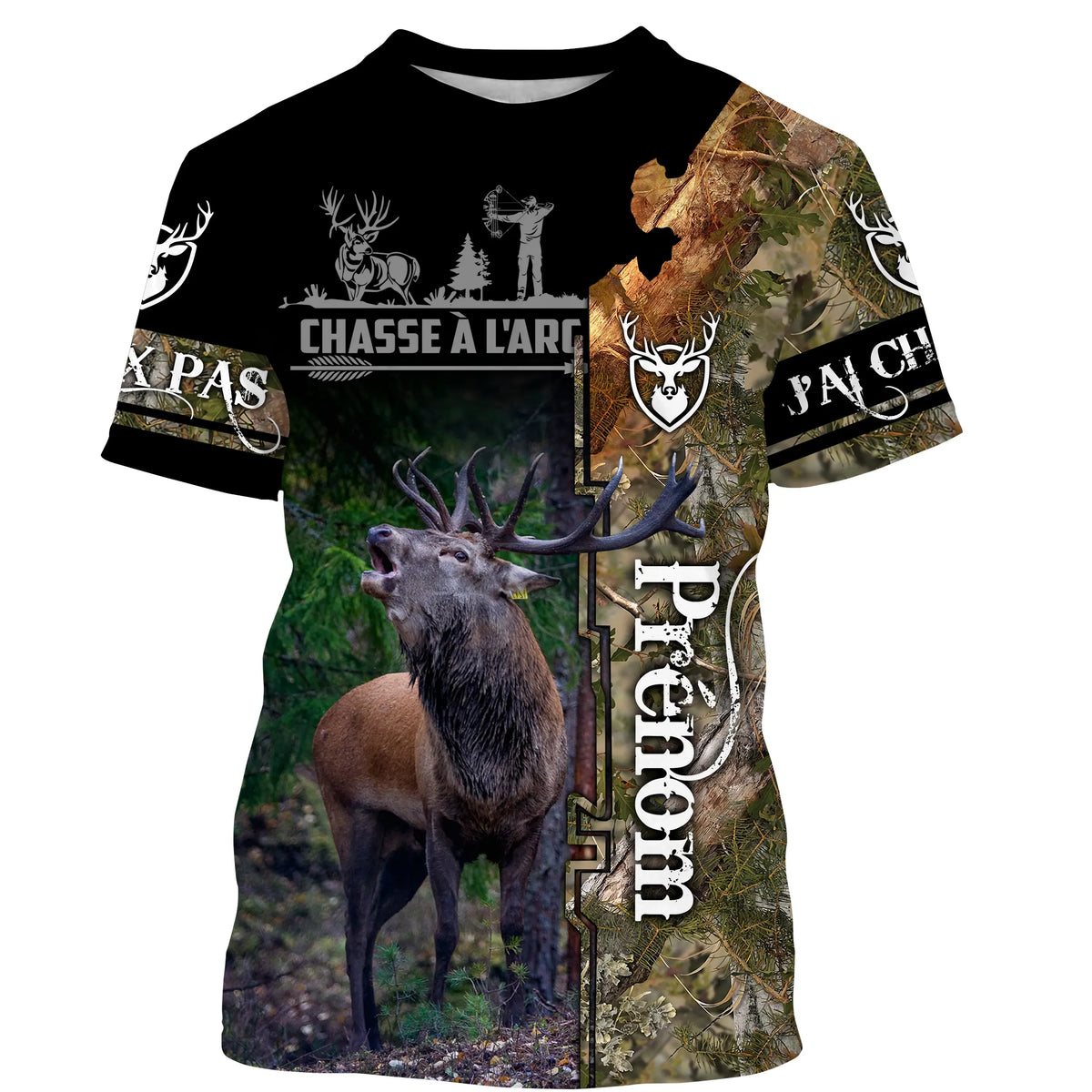T-shirt Chasse Cerf Grand Bois Automne – Cadeau Chasseur
