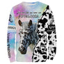 Sweater cheval unisexe Appaloosa fond pastel slogan Just fille aime Appaloosa prénom personnalisé