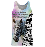 Alpenext Débardeur Appaloosa Cheval, Race de Chevaux de Selle, Chevaux Passion, 3D All-Over Tee Shirt Personnalisé, Just Une Fille Qui Aime Son Appaloosa, Cadeau Amoureux des Chevaux - CTS14052214