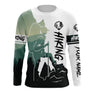 T-shirt randonnée variante avec hiking nature et personnalisation