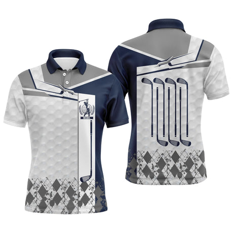 Polo de Golf Personnalisé, Cadeau Original Golfeur, Golfeuse, Polo à Séchage Rapide Club de Golf - CTS17052213 - Polo Homme Marine