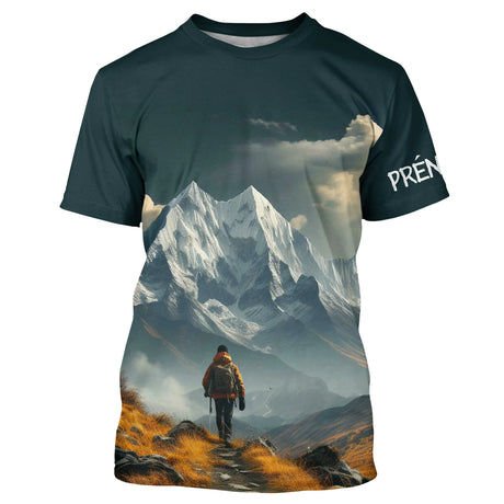 T-Shirt Randonneur Alpin - Immersion Nature & Montagne - Édition Explorateur - CT21022436 T-shirt All Over Col Rond Unisexe