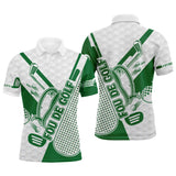 Alpenext - Polo De Golf, Vert et Bleu, Cadeau Personnalisé Pour Fans De Golf, Polo de Sport Homme et Femme, Motifs Balle De Golf, Club de Golf - CTS25052209