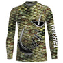 Sweat capuche pêche bar écailles bronze hameçons pour collection halieutique côtière
