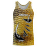 T-shirt halieutique peau de perche, coupe technique respirante, motif rayures et hameçons, personnalisable prénom