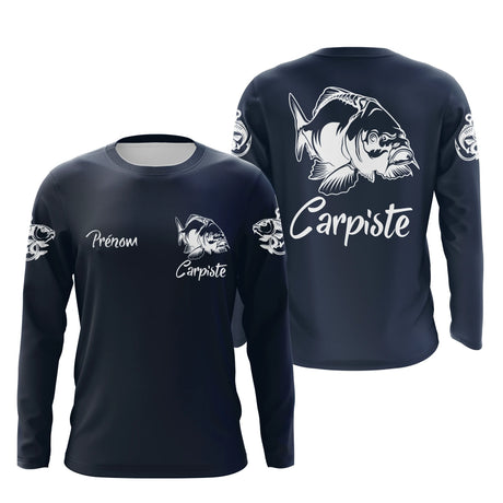 Pêche De La Carpe, Cadeau Original Pêcheur, Tee Shirt, Sweat A Capuche, Maillot Anti UV Personnalisé Pour La Pêche - CT02022402 - Anti-UV Tshirt manches longues all over