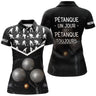 Polo Pétanque, Cadeau Humour Bouliste Personnalisé, Pétanque Un Jour, Pétanque Toujours - CT02122227 - Polo Femme