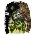 Sweater all-over pêche bar camouflage roseaux manches longues unisexe Be The Bait carnassier