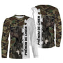 Sweat capuche chien Dogue Allemand all-over camouflage forêt motif Grand Danois bleu photo prénom personnalisés