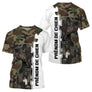 T-shirt manches longues Dogue Allemand all-over camouflage forêt motif Great Dane bleu photo prénom personnalisés