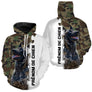 T-shirt Hollandse Herder camouflage forêt motif chien berger hollandais bringé photo prénom personnalisés