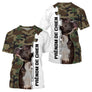 T-shirt manches longues Staffordshire all-over camouflage forêt motif Staffie bringé photo prénom personnalisés