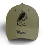Casquette pêche carpe vert kaki Carpy Diem humour prénom broderie côté carpiste personnalisée