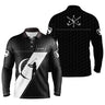 La Vie Est Pleine De Choix Importants, Polo de Sport Noir et Blanc, Cadeau Humour pour Golfeur ou Golfeuse, Polo Homme Femme - CTS18052213 - Polo Manches Longues Unisexe Noir