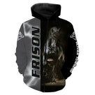 T-shirt all-over cheval frison noir personnalisé pour passionnés race frisonne baroque