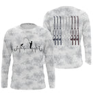 Sweat à capuche pêche camouflage blanc gris noir cannes tricolore