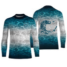 Débardeur pêche unisexe bleu turquoise océan eau cristalline brochet leurre