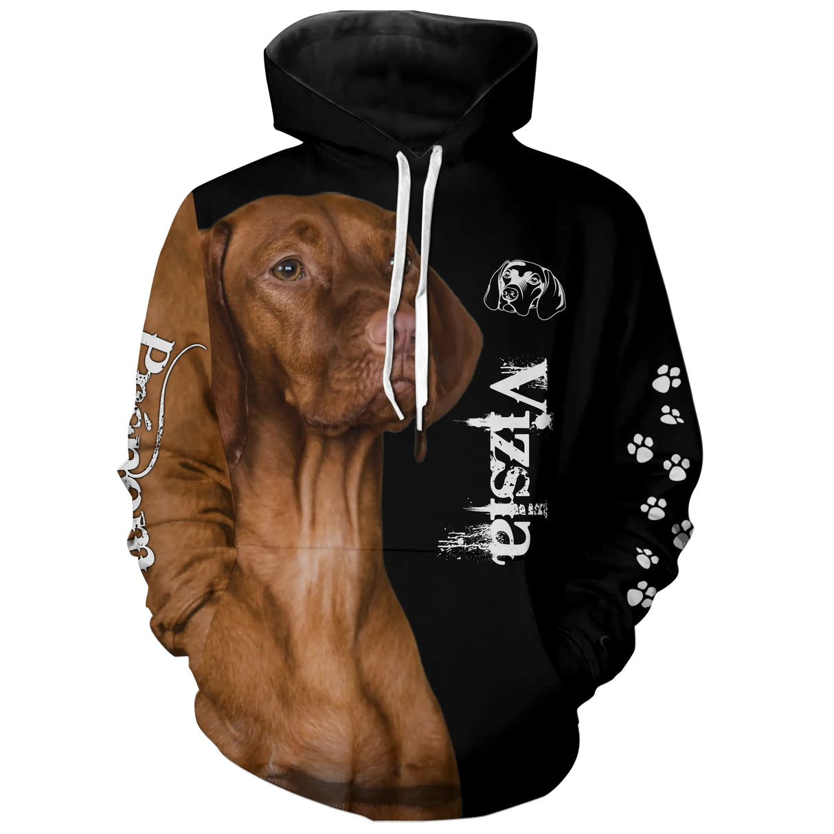 Vizsla - Braque Hongrois A Poil Court 3D All Over Imprimée, Cadeau Personnalisé Pour Amateur De Chien - Sweat à Capuche Homme Femme