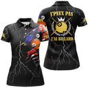 Polo De Billard Professionnel Personnalisé, J'peux Pas, J'ai Billard, Cadeau Humour Fan Billard - CT28062342 Polo Femme