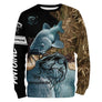 Sweater all-over pêche silure camouflage roseaux manches longues unisexe Big Moustache grands carnassiers