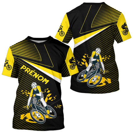 T-shirt Personnalisé Cyclisme, Cadeau Original Fans De Vélo - CT07022434 T-shirt All Over Col Rond Unisexe