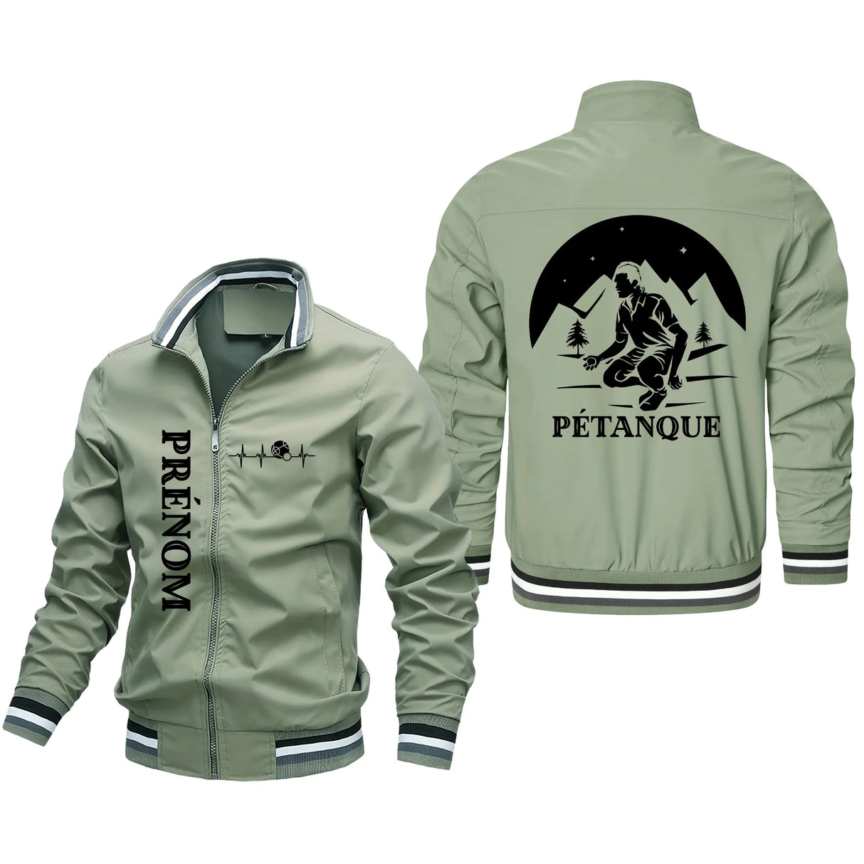 Chaqueta Deportiva para Jugador de Petanca Nombre y Logotipo Personal alpenext