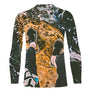 T-shirt randonnée variante avec vue aérienne escalade