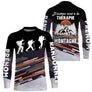 T-shirt randonnée variante avec inscription randonnée besoin montagne, prénom personnalisé