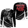 Maillot Cross UPF Personnalisé, MX Tout-Terrain, Dirt Bike, Cadeau Original Fan De Moto - CT17122241 - Anti-UV Tshirt manches longues