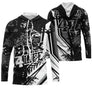 Anti-UV à capuche BMX noir blanc rider, design freestyle personnalisé pour amateur dirt jump