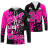 Maillot Cross Protection UV Rose, Cadeau Personnalisé Pilote Moto Cross, Grap Fille - CT22122210 - Anti-UV T-shirt manches longues à capuche