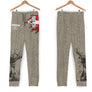 Short all-over pétanque Suisse beige sablé avec drapeau helvétique et impression haute définition