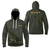 Vêtements de Pêche Personnalisés – T-shirt, Sweat, Hoodie – Motif Carpe amour - A21082502