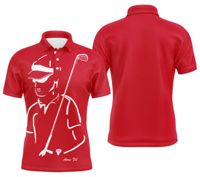 Polo de Golf Homme, Femme - A110924 - Polo Homme rouge